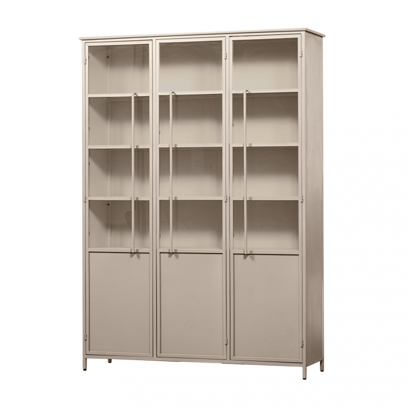 woood Vitrine Metall