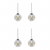 Weihnachtskugel 4er Set HDLeaf