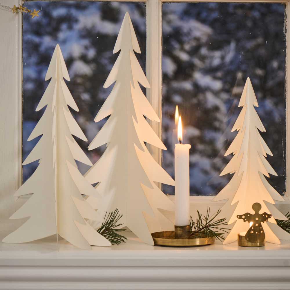 Ib Laursen Scherenschnitt Tannenbaum 3D