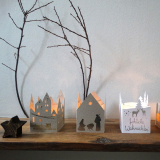 Winterlichtbrief Häuser