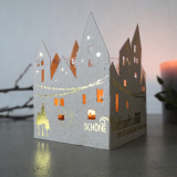 Winterlichtbrief Häuser