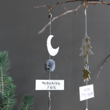 Glöckchenornamente. Weihnachtsglück.